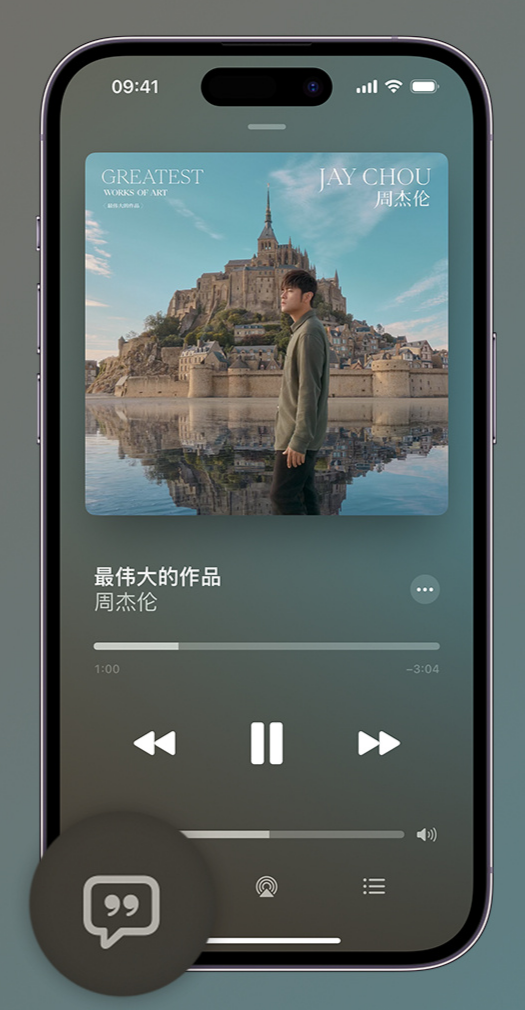 漳平iphone维修分享如何在iPhone上使用Apple Music全新唱歌功能 