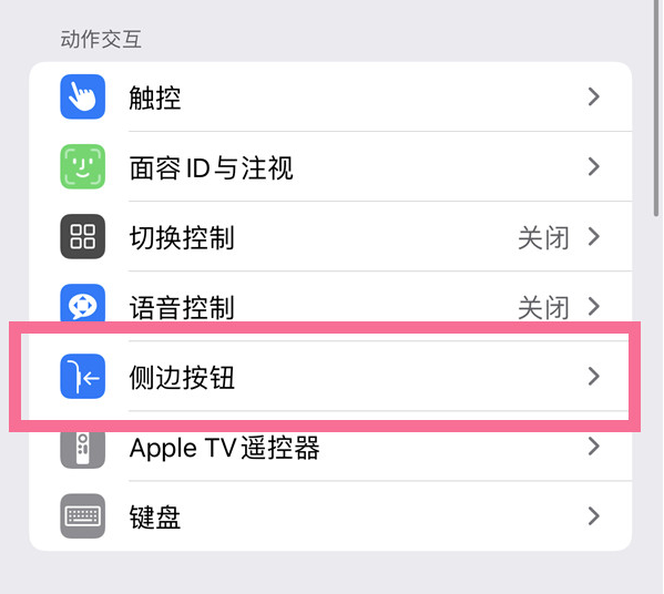 漳平苹果14维修店分享iPhone14 Plus侧键双击下载功能关闭方法 