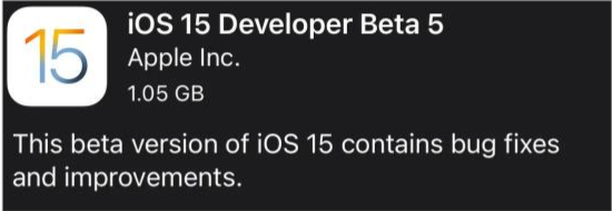 漳平苹果手机维修分享如何升级到iOS15.0 beta5 